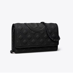 Tory Burch Fleming Matte Black Crossbody